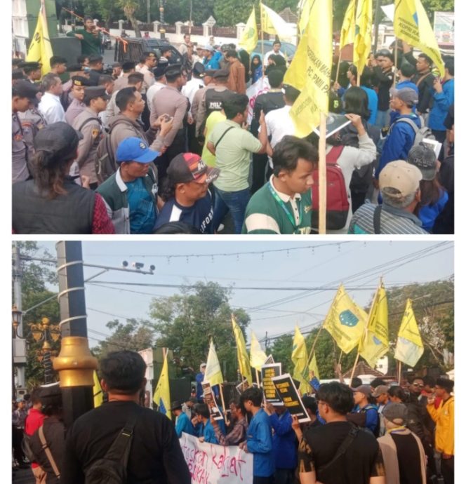 
 Anggaran Ada, Air Bersih Masih Sulit? BEM-PMII Geruduk Pemkot Pasuruan, Desak Wali Kota-Wawali Mundur