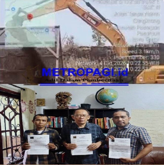 
 FRONTAL Laporkan Dugaan PETI di Lemahbang, Nomor Izin Tambang Dipersoalkan