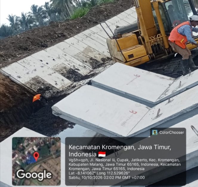 
 Proyek Siluman Irigasi Molek Kab. Malang RP125 Miliar Tanpa Papan Nama & Direksi Keet, Dugaan Penyimpangan Korupsi Mencuat